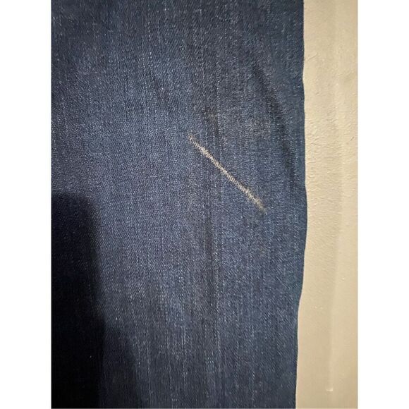 Lee Dark Wash Relaxed Straight Leg Pants Size 16 Long - Picture 6 of 8